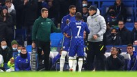 NGolo Kante terkilir kakinya kala Chelsea menghadapi Juventus di Liga Champions pada akhir November kemarin (Getty Images/Mike Hewitt)