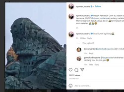 Viral Video Sosok Misterius di Atas GWK, Ternyata..