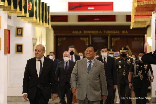 Prabowo Terima Kunjungan Menlu Prancis Prabowo Terima Kunjungan Menlu Prancis