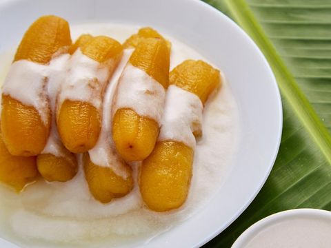 Resep Pisang Lapis Gula Saus Santan