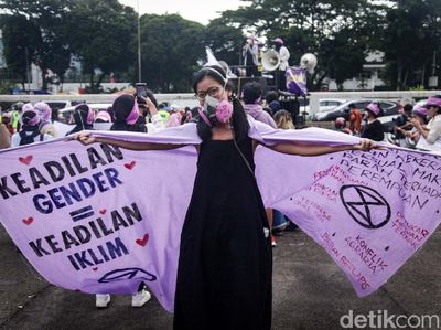 Ada Massa Tolak Kekerasan Seksual di Demo Pemuda Pancasila