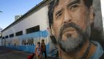Setahun Kepergian Eldios, Mural Maradona Merajai Dinding Kota