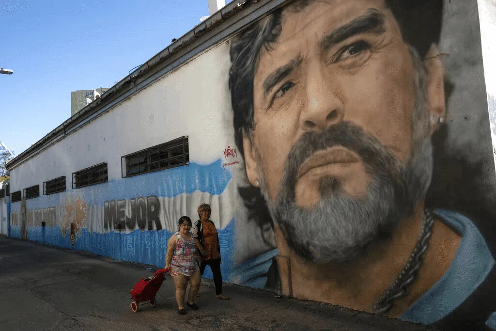 Setahun Kepergian Eldios, Mural Maradona Merajai Dinding Kota