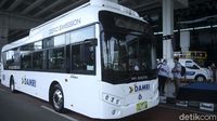 Cakep! Bus Listrik Digunakan di Bandara Soekarno-Hatta