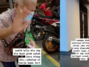 Kakek 68 Tahun Ini Masih Kerja Jadi Kurir Makanan demi Sesuap Nasi Kakek 68 Tahun Ini Masih Kerja Jadi Kurir Makanan demi Sesuap Nasi