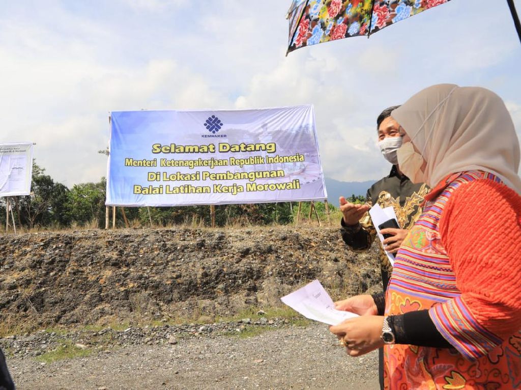 Terima Lahan Hibah 15 Hektare, Kemnaker Akan Bangun BLK Morowali