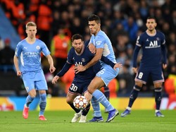 Sengit! Man City Vs PSG Sama Kuat di Babak Pertama