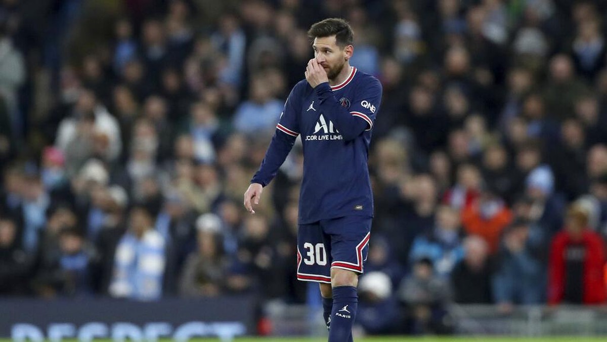 Performa Lionel Messi dan bintang-bintang Paris Saint-Germain dikritik usai kekalahan dari Manchester City di Liga Champions (Foto: AP/Scott Heppell)