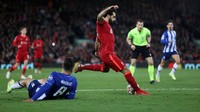 Di Liga Champions, pemain asal Mesir itu sudah mengemas enam gol dari lima laga (Getty Images)