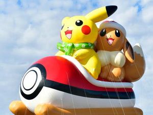 Foto: Balon-balon Gemas di Parade Thanksgiving New York