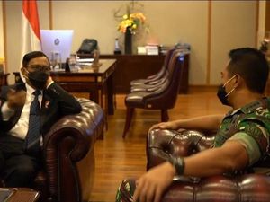 Temui Mahfud Md, Jenderal Andika Bahas Pendekatan Baru Terkait Papua