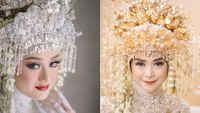 8 Adu Gaya Pernikahan Ria Ricis & Dinda Hauw, Elegan Dengan Adat Palembang