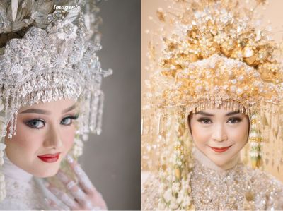 8 Adu Gaya Pernikahan Ria Ricis & Dinda Hauw, Elegan Dengan Adat Palembang