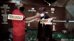Tersangka Peragakan Cara Habisi Korban dalam Rekontruksi Duel Maut di Klaten