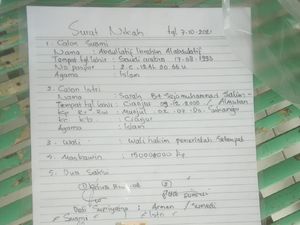 Ini Surat Nikah-Janji Bayar Rp 1 M Pria Arab Pembunuh Sarah Ini Surat Nikah-Janji Bayar Rp 1 M Pria Arab Pembunuh Sarah