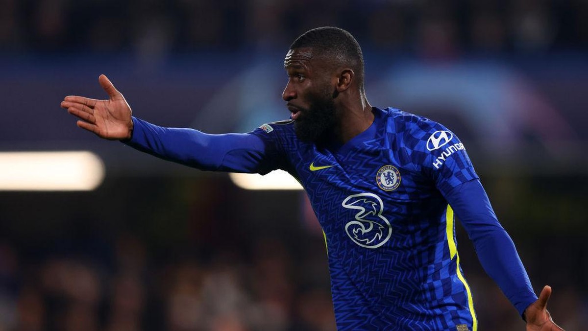 Bek Chelsea, Antonio Ruediger. (Foto: Catherine Ivill/Getty Images)