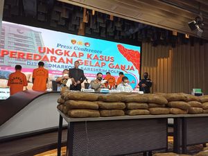 Bareskrim Bongkar Peredaran Ganja 224 Kg Jaringan Aceh-Medan-Jakarta