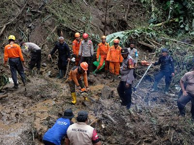 Pencarian Korban Longsor di Gianyar Bali Terus Dilakukan