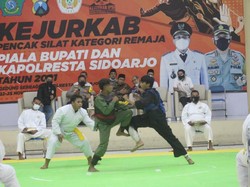Kejuaraan Cabang Pencak Silat Digelar Gali Potensi Atlet Muda Sidoarjo