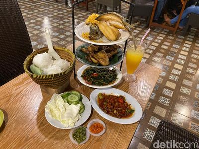 Mantap Gurih Gurame Terbang Kremes Dicocol Teri Pete Balado