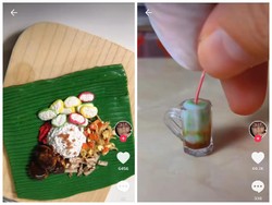 Kreatif! Konten Kreator Ini Bikin Miniatur Makanan Indonesia dari Lilin