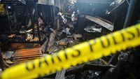 Kondisi Pasar Bawah Bukittinggi Pasca Kebakaran