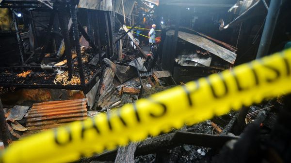 Kondisi Pasar Bawah Bukittinggi Pasca Kebakaran