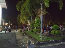 PN di Gorontalo Digeruduk Massa Buntut Sidang Penganiayaan Kapolsek