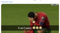 Meme Ralf Rangnick Jadi Pelatih MU, Ronaldo Keringat Deras