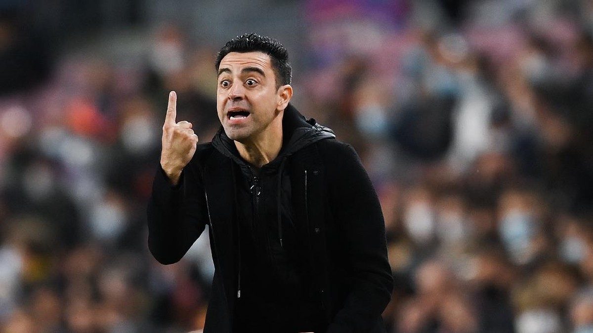 Pelatih Barcelona, Xavi Hernandez. (Foto: Getty Images/David Ramos)