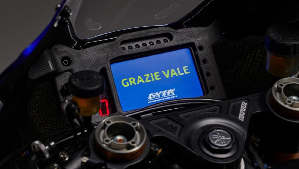 Grazie Vale! Ini Wujud Motor Spesial dari Yamaha untuk Valentino Rossi