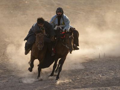 Lomba Tangkap Kambing Jadi Hiburan Warga Afghanistan