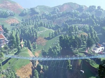 Penampakan Wisata Adrenalin Jembatan Kaca Bromo