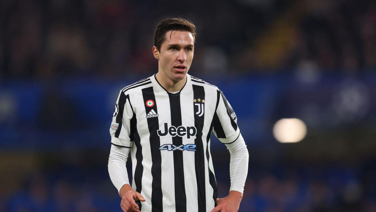 Federico Chiesa alami cedera parah. (Foto: Getty Images/Catherine Ivill)