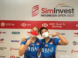 Bekal Greysia/Apriyani di Final Indonesia Open 2021
