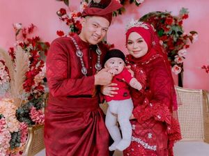 Bukan karena Hamil Duluan, Kisah di Balik Viral Pengantin di Pelaminan Bawa Bayi