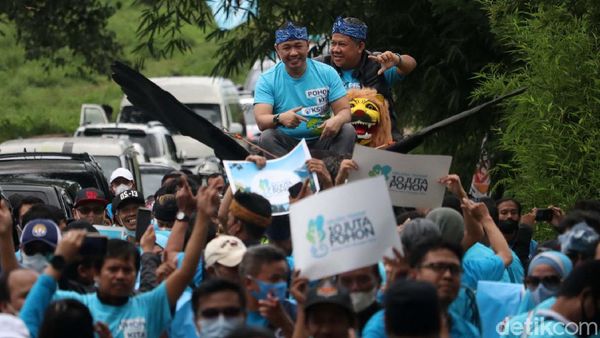 Anis Matta-Fahri Hamzah Diarak Reak Manglayang di Bandung