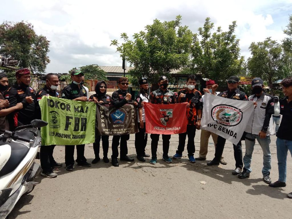 Antisipasi Gesekan Antar-ormas, Atribut Ormas di Benda Tangerang Diturunkan