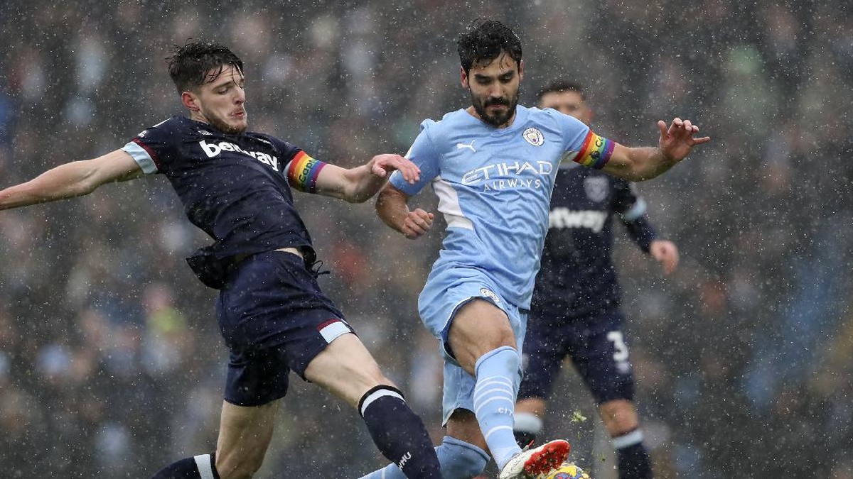 Link live streaming West Ham vs Man City. (Foto: AP/Scott Heppell)