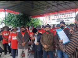 Kelompok Kawula Mataram Jogja Deklarasi Anies for President 2024