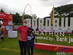 Ikut Jadi Peserta Borobudur Marathon, Ganjar: Lumayan Pegel