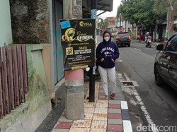 Guiding Block Tunanetra di Kudus Nabrak Tiang, Pemkab Janji Perbaiki