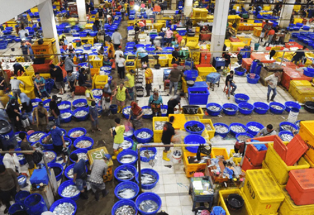 Hiruk Pikuk Pasar Ikan Muara Baru, Tempat Asik Nikmati Seafood