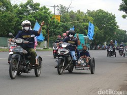 Jelang Hari Disabilitas, Komunitas Konvoi Sindir Fasum Tak Ramah Difabel