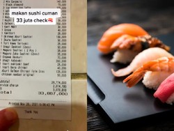 Wow! Pria Ini Habiskan Rp 33 Juta untuk Makan Sushi