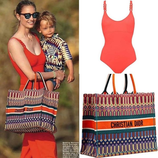 Beatrice Borromeo dengan Swimsuit