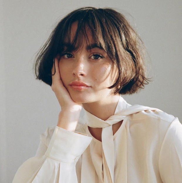 Gaya rambut sesuai zodiak/foto: pinterest.com/leoncechenalpro Potongan french bob menunjukkan sisi kepribadian Gemini yang aktif dan cerdas.