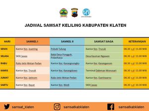 Samsat Keliling Klaten Sudah Buka Lagi Lur! Ini Jadwal Lokasinya Samsat Keliling Klaten Sudah Buka Lagi Lur! Ini Jadwal Lokasinya