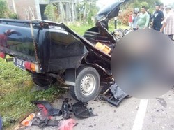 Kecelakaan Mengerikan Terjadi Lagi di Aceh, Pikap Hancur-2 Orang Tewas
