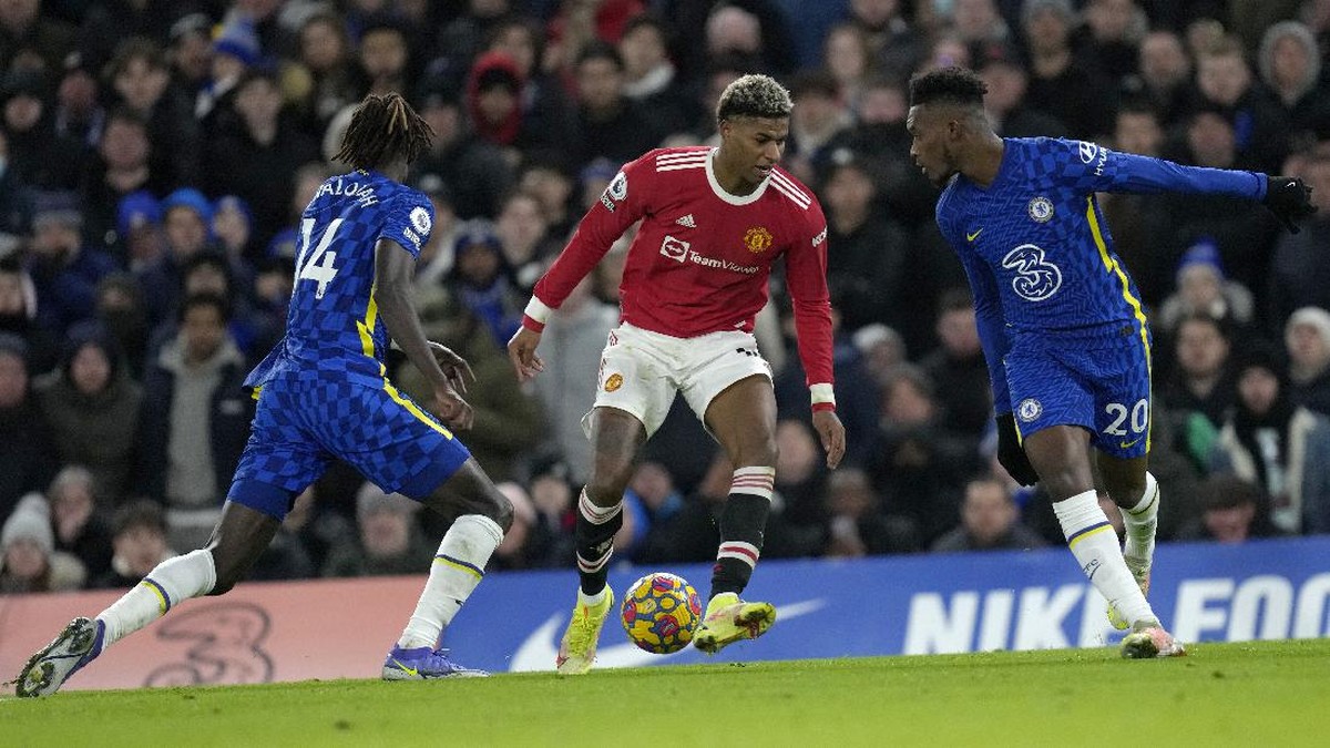 Duel MU di markas Chelsea pada musim ini. Foto: AP/Kirsty Wigglesworth